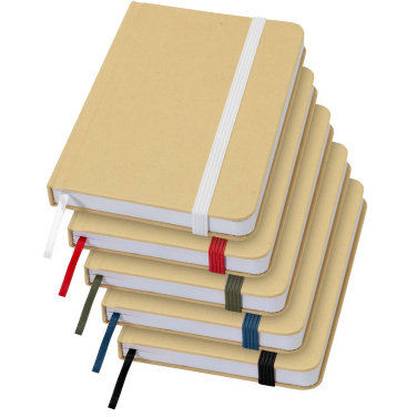 Logotrade promotional merchandise picture of: Reed A6 recycled hard cover notebook with plain pages