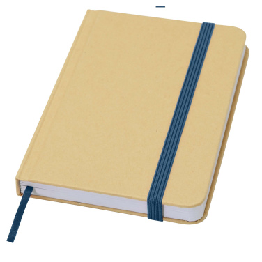 Logotrade promotional product image of: Reed A6 recycled hard cover notebook with plain pages