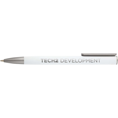 Logo trade promotional gift photo of: Ziguur recycled aluminium ballpoint pen (black ink)
