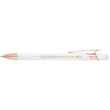 Logo trade advertising products picture of: Nanna ballpoint pen with rose gold finish (black ink)