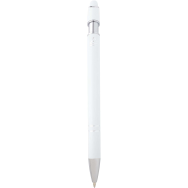 Logo trade promotional giveaways image of: Kish ballpoint pen with silver finish (black ink)