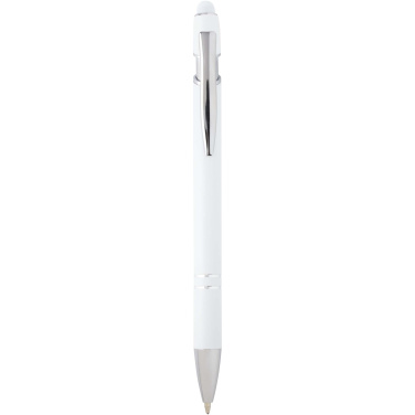 Logo trade promotional giveaways image of: Kish ballpoint pen with silver finish (black ink)
