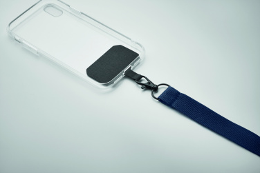 Logo trade advertising products image of: Phone holder lanyard