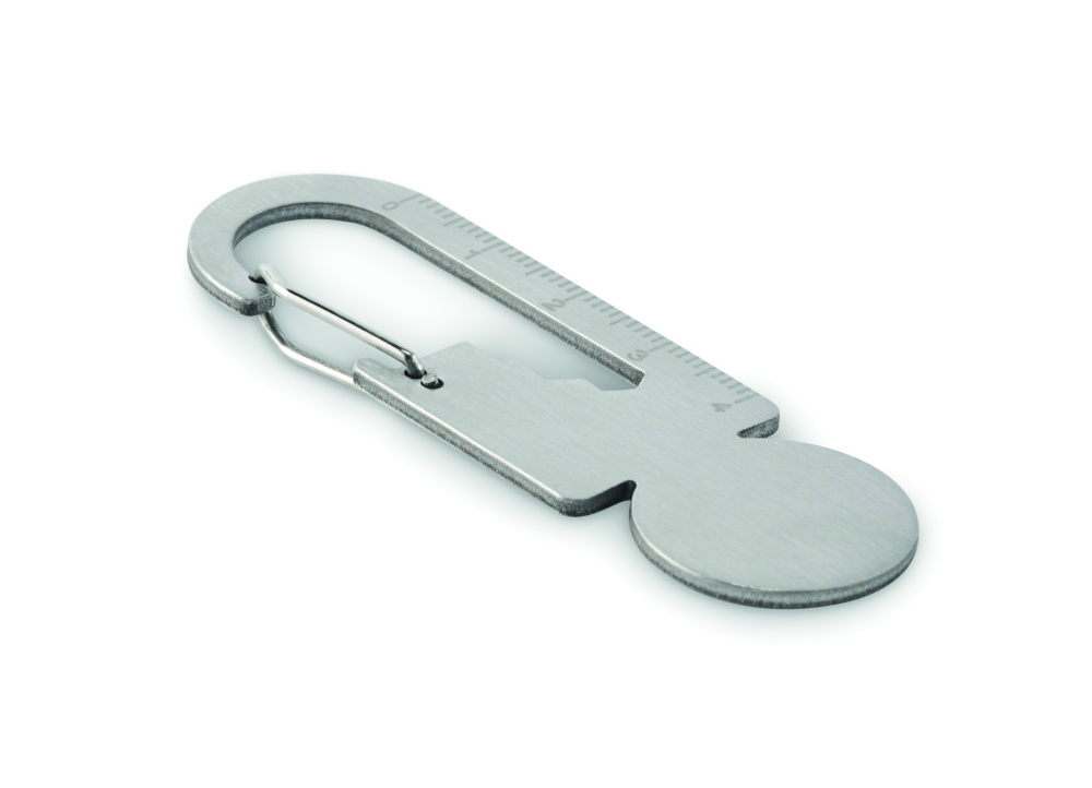 Logo trade corporate gifts picture of: Multifunctional key ring token