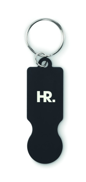 Logotrade advertising product image of: Key ring with trolley token