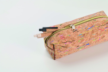 Logotrade promotional product picture of: Coloured cork pencil case