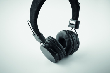 Logo trade promotional giveaways image of: ABS wireless foldable headphone