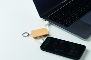 Logo trade promotional product photo of: Key ring charging cable
