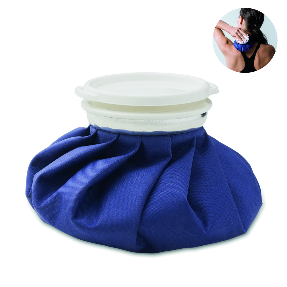 Logo trade promotional giveaways picture of: Reusable polyester ice pack