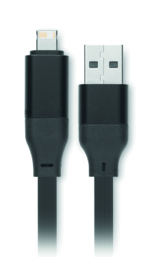 Logotrade advertising product picture of: 60W cable keyring recycled ABS