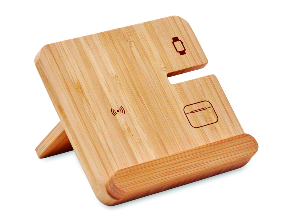 Logotrade promotional items photo of: 3 in 1 15W wireless charger