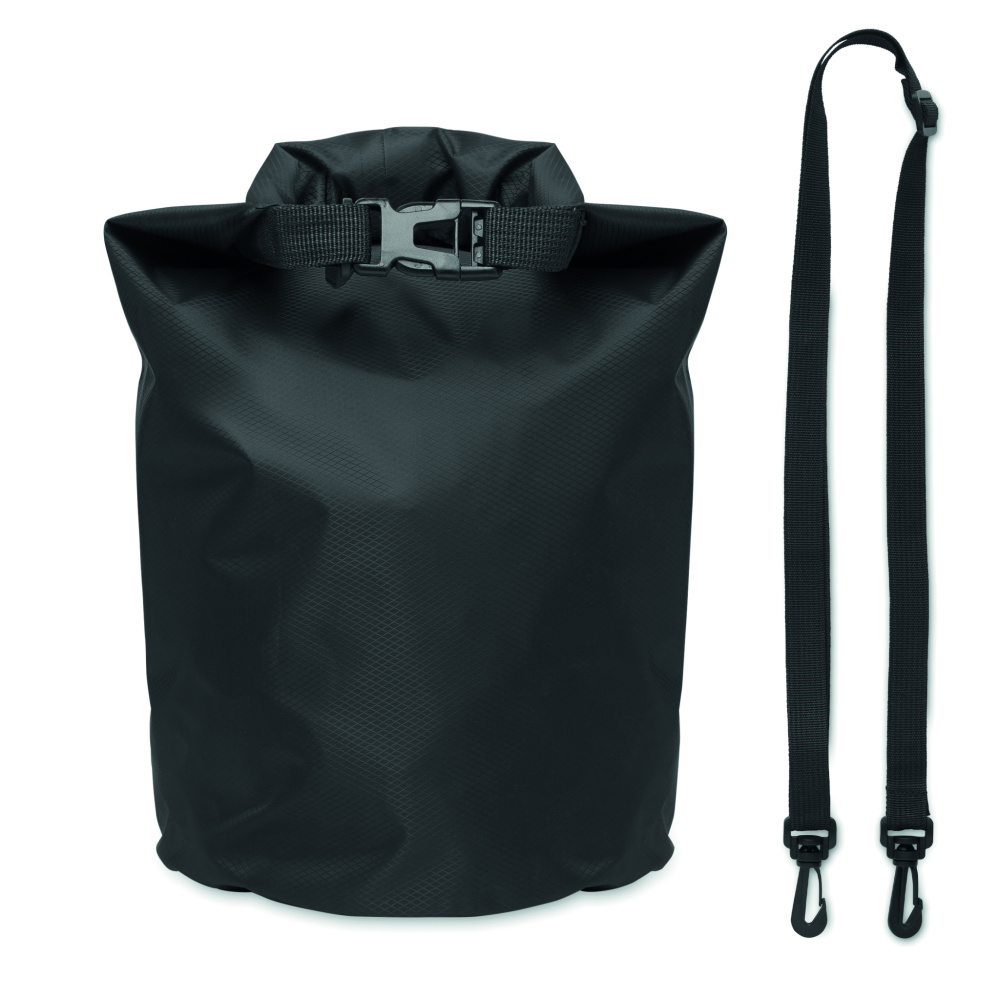 Logo trade promotional giveaway photo of: Waterproof bag 210T RPET 5L
