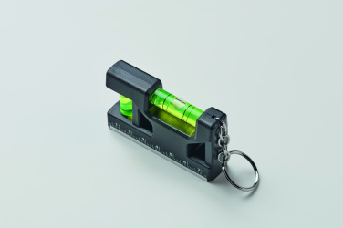 Logo trade business gift photo of: Magnetic level ABS key ring