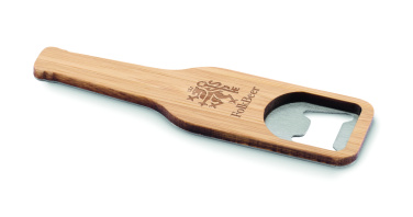 Logotrade promotional merchandise photo of: Bamboo bottle opener
