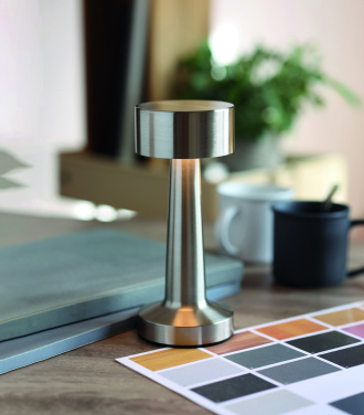 Logo trade corporate gifts image of: Rechargeable iron table lamp