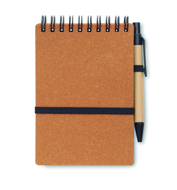 Logotrade corporate gift image of: Recycled notebook with ball pen