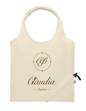 Logo trade advertising products image of: Foldable shopping bag 140 gr/m²