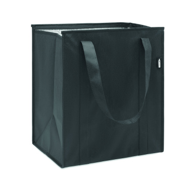 Logo trade advertising products image of: Non woven RPET cooler bag
