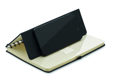 Logotrade promotional merchandise picture of: A5 notebook with phone holder
