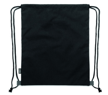 Logotrade promotional merchandise picture of: RPET PU drawstring bag 2 tone