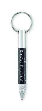 Logo trade corporate gifts picture of: Key ring with twist action pen
