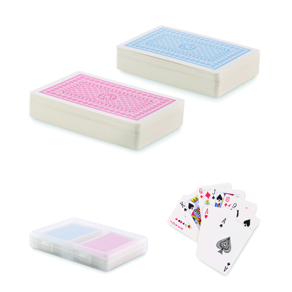 Logo trade promotional item photo of: Set of classic playing cards