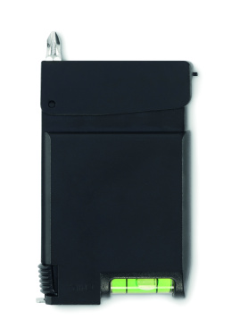 Logo trade promotional merchandise photo of: Multifunctional measuring tape