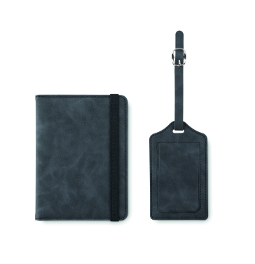 Logo trade promotional gifts picture of: Passport and luggage tag set