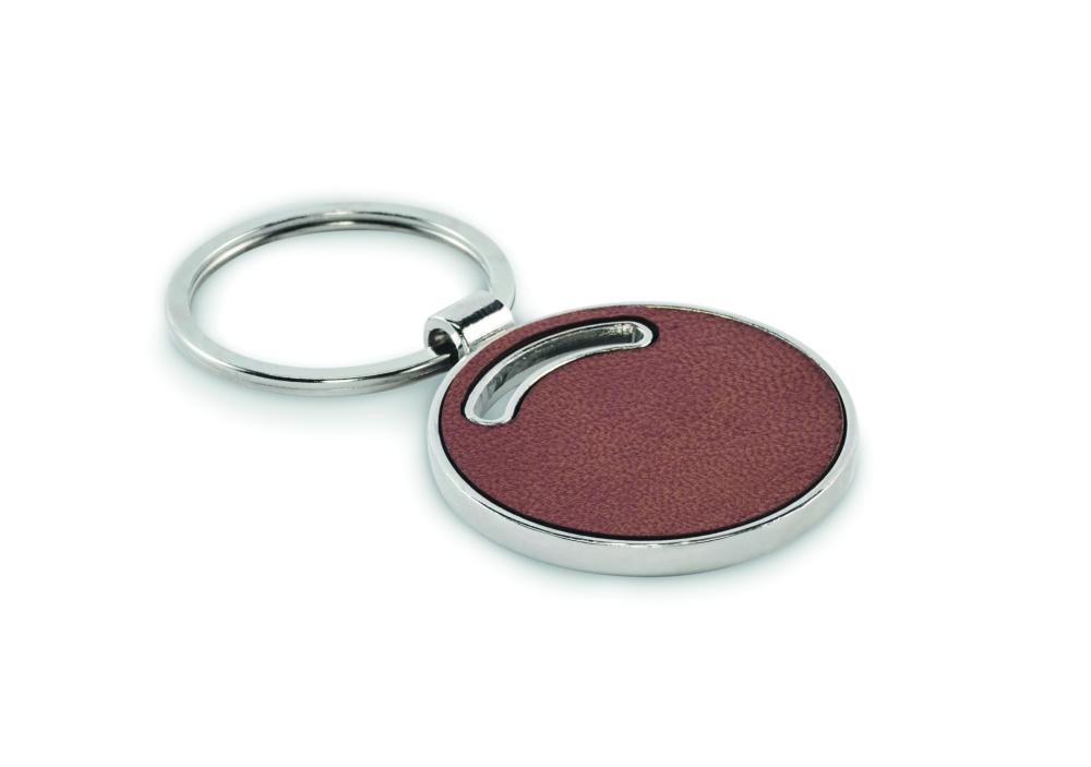 Logo trade promotional merchandise picture of: Round shape key ring