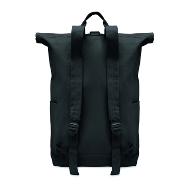 Logotrade promotional item picture of: Roll top backpack 390 gr/m²