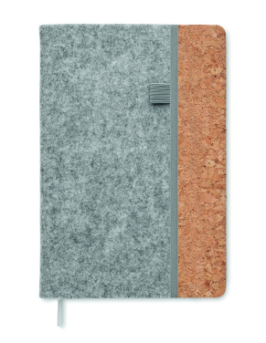 Logotrade business gifts photo of: A5 RPET cork notebook