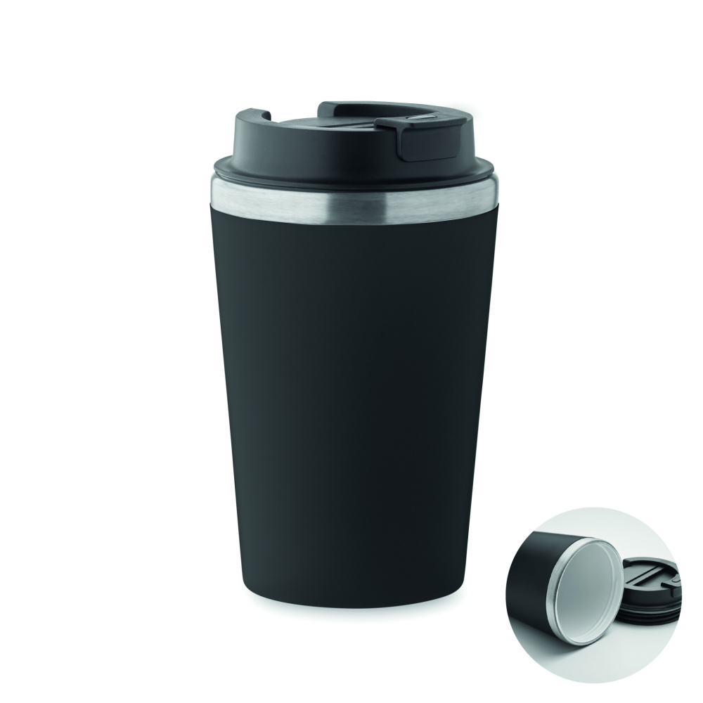 Logo trade corporate gifts image of: Ceramic lining tumbler 350 ml