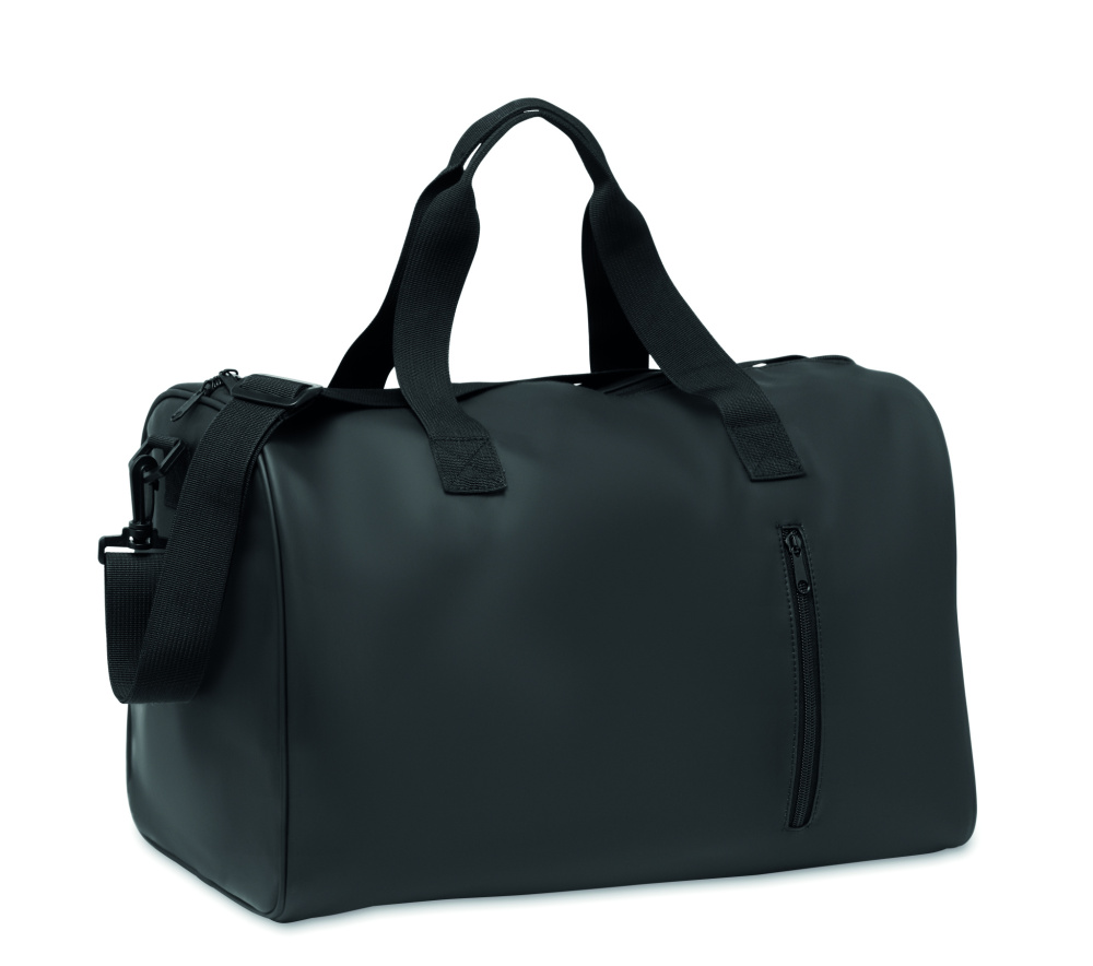 Logo trade promotional giveaways picture of: Duffle bag soft PU
