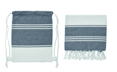 Logo trade promotional giveaways picture of: Hammam towel drawstring set