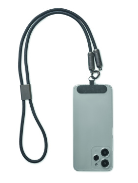 Logo trade promotional merchandise image of: 60W phone holder lanyard cable