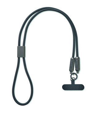 Logotrade promotional product image of: 60W phone holder lanyard cable