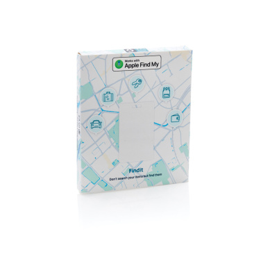 Logo trade promotional gifts image of: Findcard RCS recycled plastic item finder card