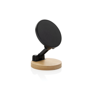 Logotrade business gifts photo of: Magmount RCS recycled plastic and bamboo phone stand