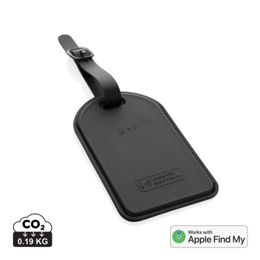 Logotrade corporate gift image of: Globetrack RCSrPolyester luggage tag with worldwide locating