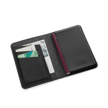 Logotrade promotional giveaway image of: Trackmate RCS rpolyester passport holder worldwide locating