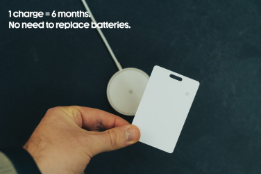 Logotrade promotional item image of: Findit RCS rplastic ultra-thin finder card rechargeable