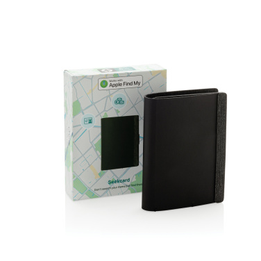 Logo trade promotional products image of: Seekcard RCS rpolyester card wallet with worldwide locating