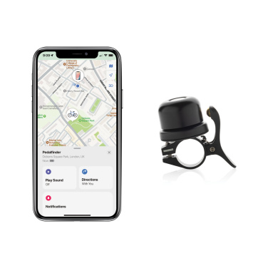 Logotrade promotional gift picture of: Pedalfinder bike bell with worldwide locating