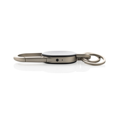 Logo trade business gift photo of: Keyfinder keychain with worldwide locating and USB C