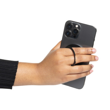 Logo trade business gift photo of: Terra Magnetic RCS rplastic magnetic phone holder with ring