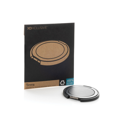 Logo trade corporate gifts image of: Terra Magnetic RCS rplastic magnetic phone holder with ring