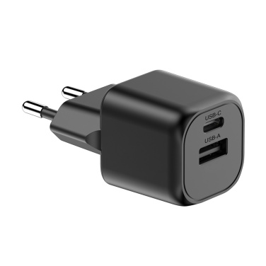 Logo trade corporate gifts picture of: Urban Vitamin Monterey RCS recycled plastic 20W GAN charger