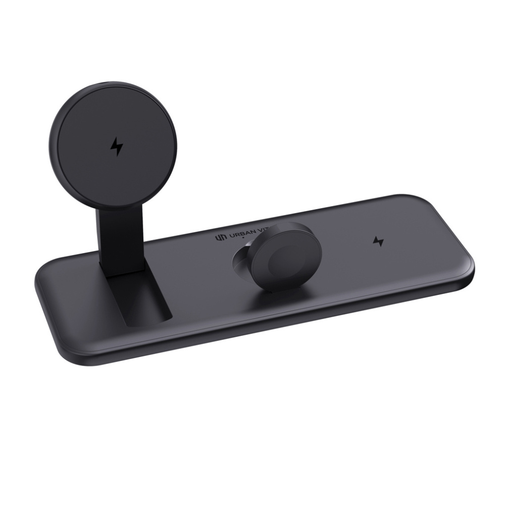 Logotrade promotional gift picture of: Urban Vitamin Torrance 3 in 1 magnetic 15W charger