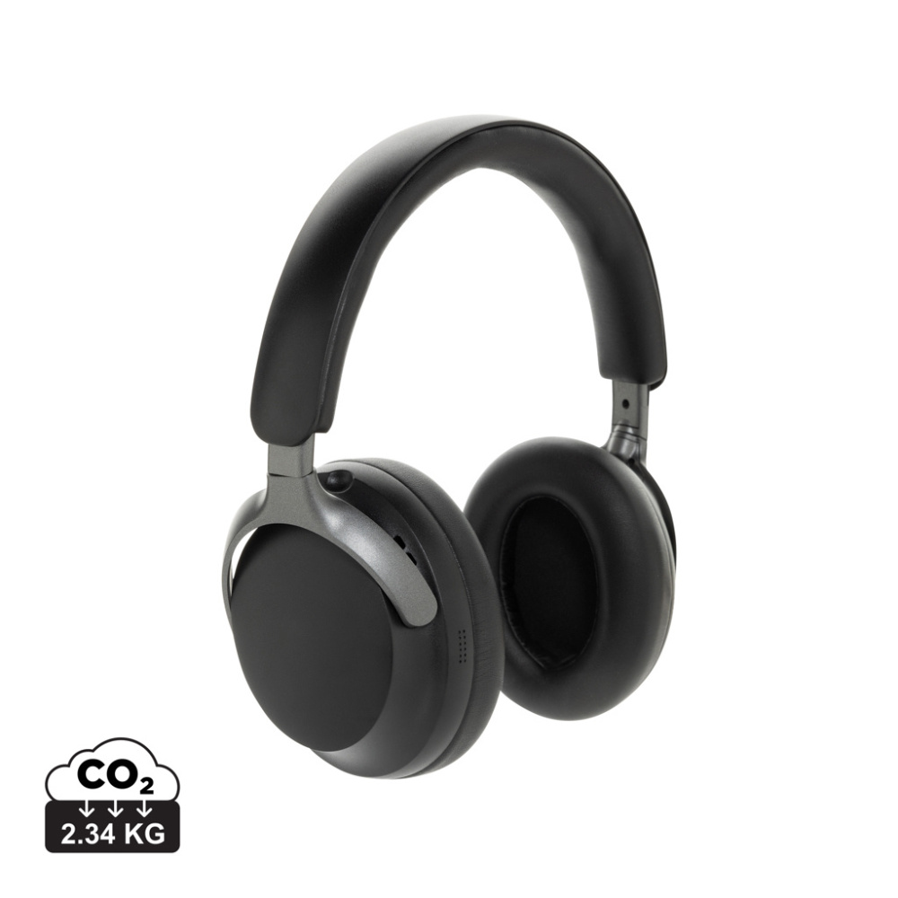 Logotrade advertising product image of: Soundpro RCS recycled plastic ANC headphone