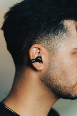 Logotrade promotional item picture of: Urban Vitamin Long Beach ENC rplastic wireless earbuds